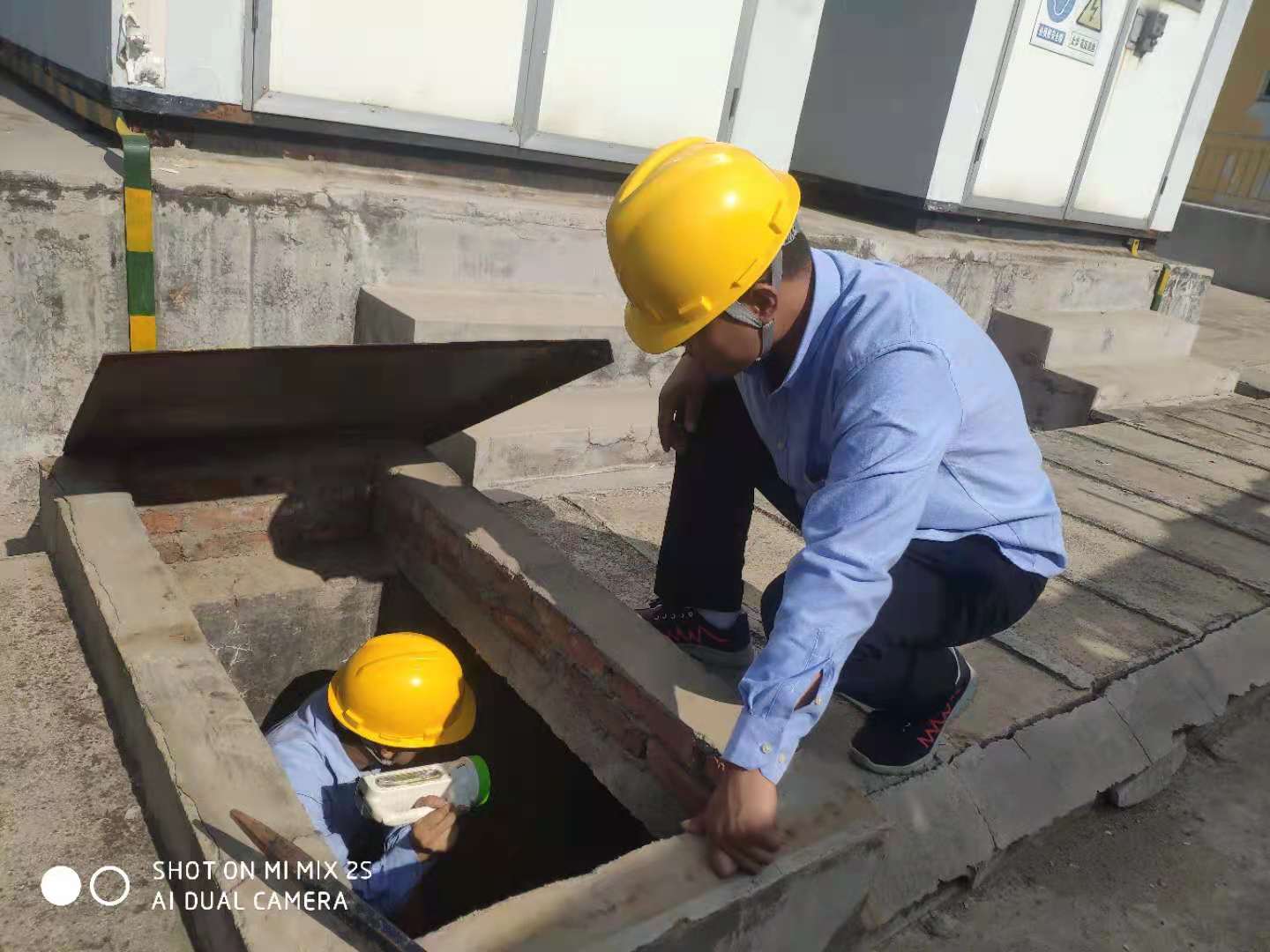 【水發(fā)能源】繃緊防汛弦，筑牢安全堤——中穆電站開展防汛專項檢查1.jpg